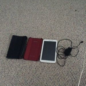 Tablet with accessories